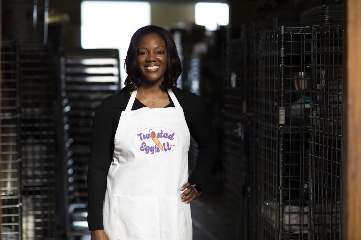 mayorlightfoot's tweet photo. “The aid from SBRF is going to allow me to meet payroll. I’m excited to be able to keep blessing people with my food!” 

Nikkita Randle is the owner of @twisted_eggroll &amp; a recipient of the Small Business Resiliency Fund (SBRF). Eligible businesses were loaned up to $50,000. https://t.co/Bzs3dzDEAb