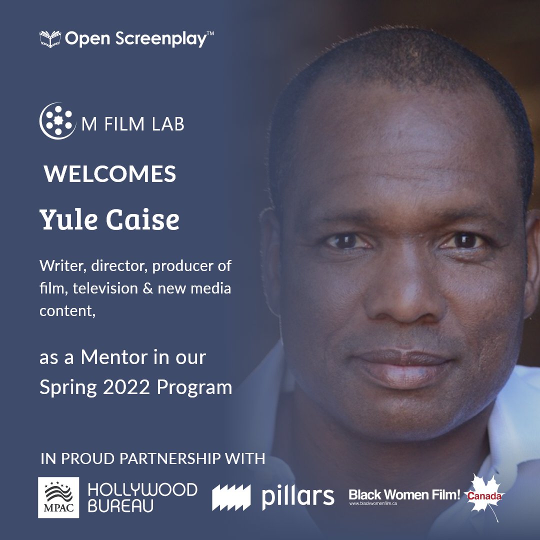OpenScreenplay's tweet photo. Welcome the esteemed Yule Caise, #writer, #director, #producer and industry veteran, as a #mentor in the M Film Labโs spring 2022 program, aimed at empowering #Black #screenwriters, visit us at https://t.co/B4jUL14lgd
#WriteABetterWorld #mfilmlab #screenwriting #shortfilm https://t.co/2Mq7QDSKRB