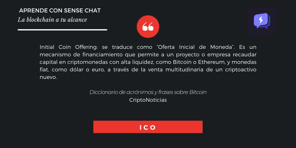 yoditarzk's tweet photo. ¡Aprende con @SenseChat: la blockchain a tu alcance!
¿Qué es ICO?
Visita: https://t.co/n9M30sqczn
#makesense #sensetoken $SENSE https://t.co/7trxfBurH0