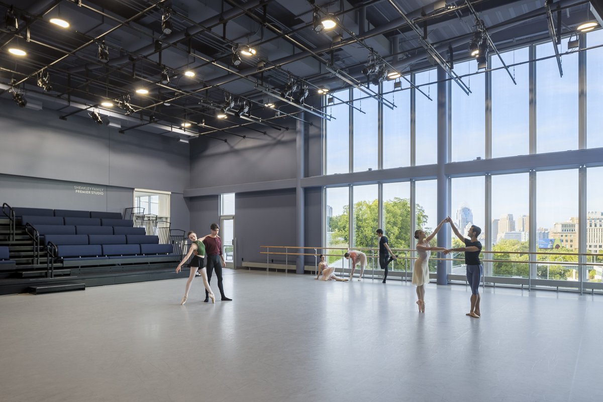 schulershook's tweet photo. Gotta Dance!!  Beautiful new building.  Congratulations Cincinnati Ballet.  

https://t.co/OqpEgRpEZS 
#SSTheatre #Ballet @CincyBallet https://t.co/Qit3vi5OeU
