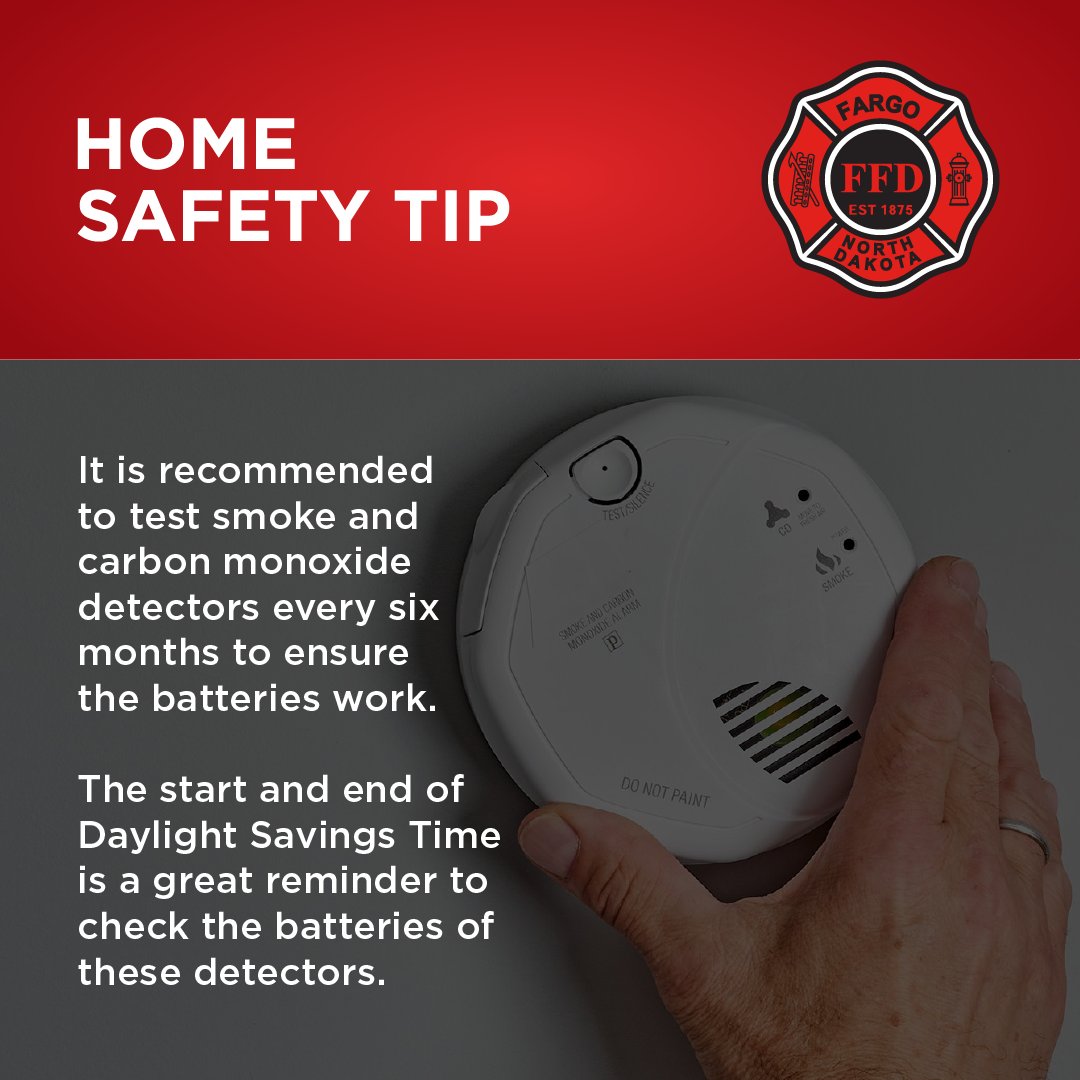 Time to check your smoke and carbon monoxide detectors