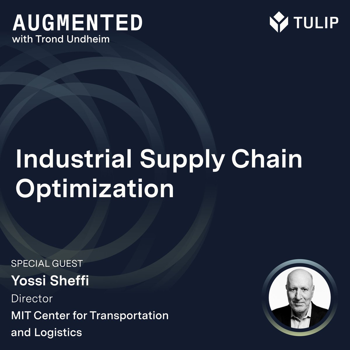 AugmentedPod's tweet image. Today we are joined by @YossiSheffi of @mitsupplychain on the podcast to discuss industrial supply chain optimization, presented by @tulipinterfaces, @trondau interviews. #supplychain #MIT #optimizing #manufacturing ow.ly/llAR50I7yVO