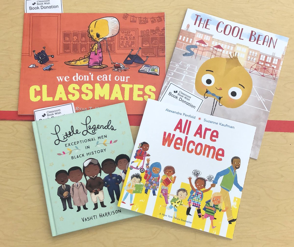 Beyond thankful to have such a supportive PTO who filled our class wish list from our Book Fair! <a href="/SomervilleNJPTO/">Somerville NJ PTO</a>