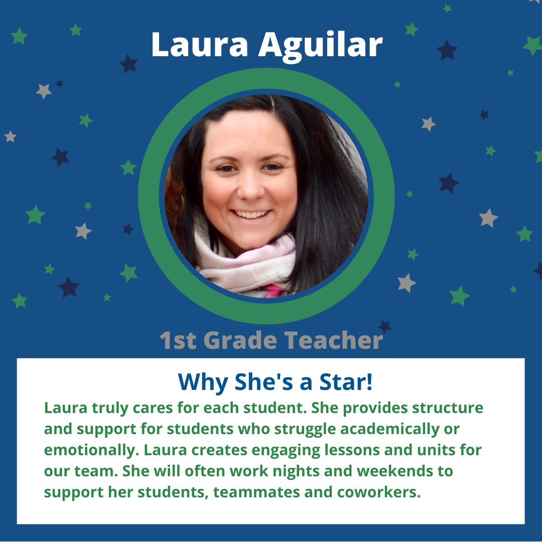 200Excellence's tweet photo. ⭐Congratulations to Laura Aguilar for being named one of @MADISONCUSD200 Stars of the Week! Click through to learn more about this amazing Star! ⭐

#enrich200 #yourcommunityschools #d200starsoftheweek
@CUSD200 https://t.co/sOM033on36