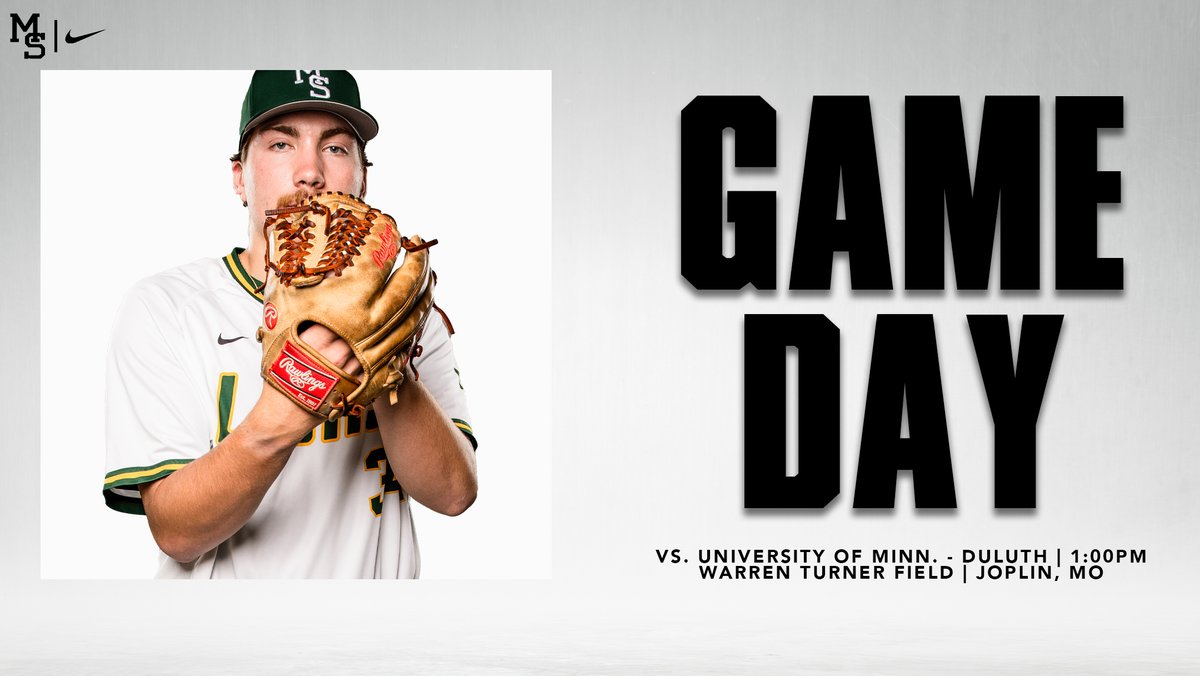 MSSUBaseball's tweet photo. GAME DAY at Univ. of Minnesota - Duluth
📍-- Warren Turner Field | Joplin, MO
⏰-- 1:00PM
🖥️-- https://t.co/AmyrpISdIi https://t.co/ZgGUeX788C
