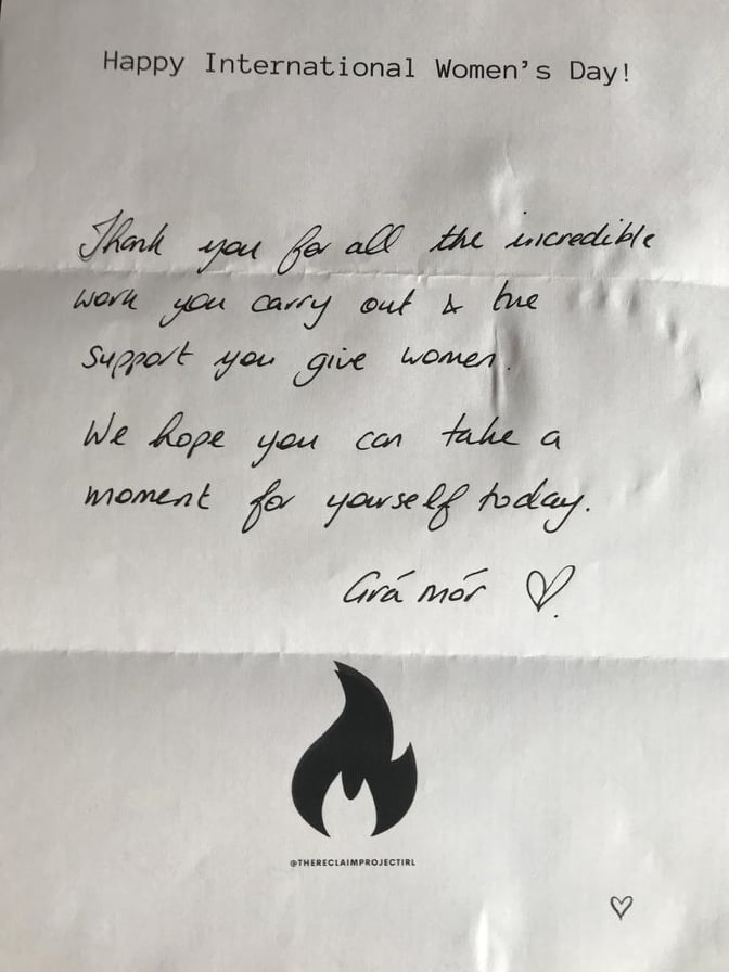 FairPle's tweet photo. 1/5 Thanks so much to The Reclaim Project for your thoughtful and kind note. We @FairPle are really feeling the love today 💖💞🥰💓
#Iwd2022 #Internationalwomensday #SisterOrganisation #ReclaimProject #FairPlé #Love https://t.co/v6HGhhgJej