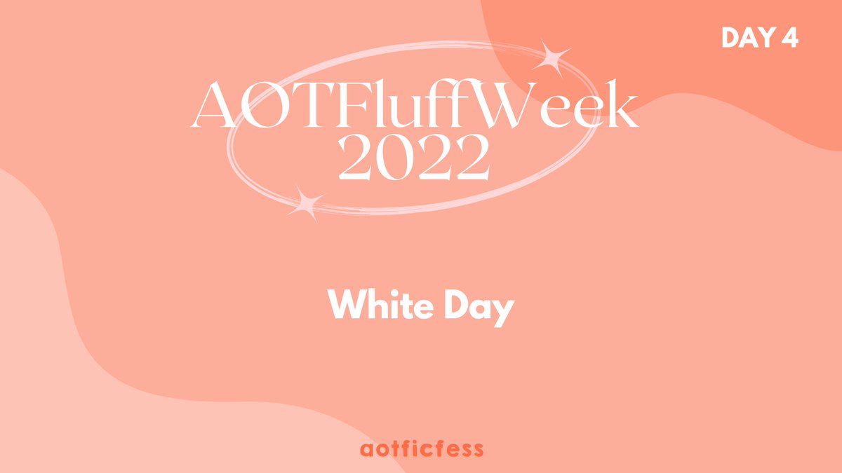 aotficfess's tweet photo. And the last day of #AOTFluffWeek2022!
Day 4 Prompts β White Day. https://t.co/UrejeQX492