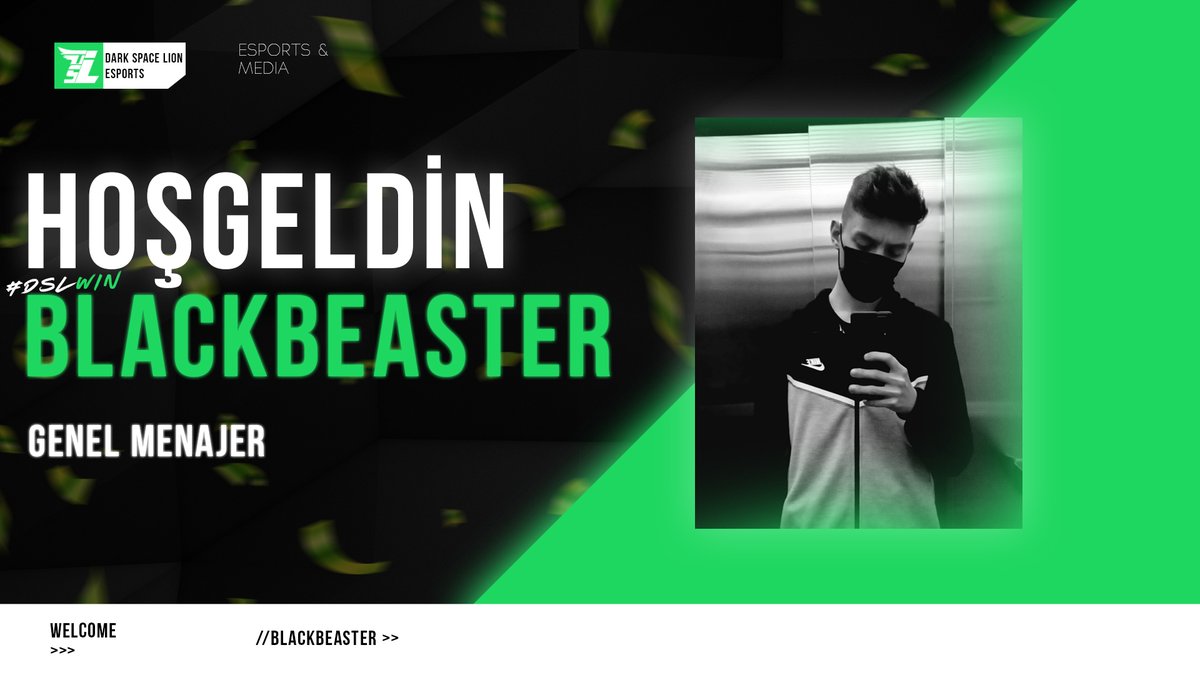 darkspacelion's tweet photo. ( *Düzeltme ) Halihazırda Yönetim Ekibimize Bulunan Yeni Genel Menajerimiz Cemil ''BlackBeaster'' Tavas'ı Dark Space Lion Esports Bünyesinde Kattığımızı Duyurmaktan Mutluluk Duyuyoruz. #LETSGODSL 💪🏼💪🏼 https://t.co/hC7F8mGGZL