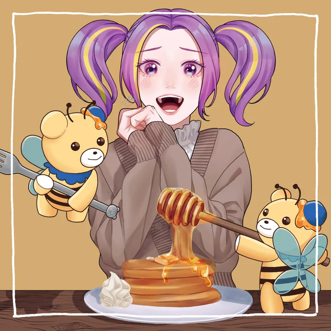 ハチミツたっぷり🍯 