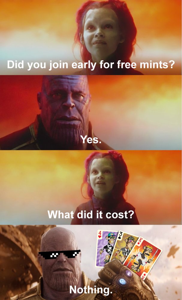 RoyalFlushApeC's tweet photo. Never felt this kind of power before...
#NFT #NFTs #NFTCollection #NFTCommunity #Apes #FreeMint #Whitelist https://t.co/mxv0ljNuIV