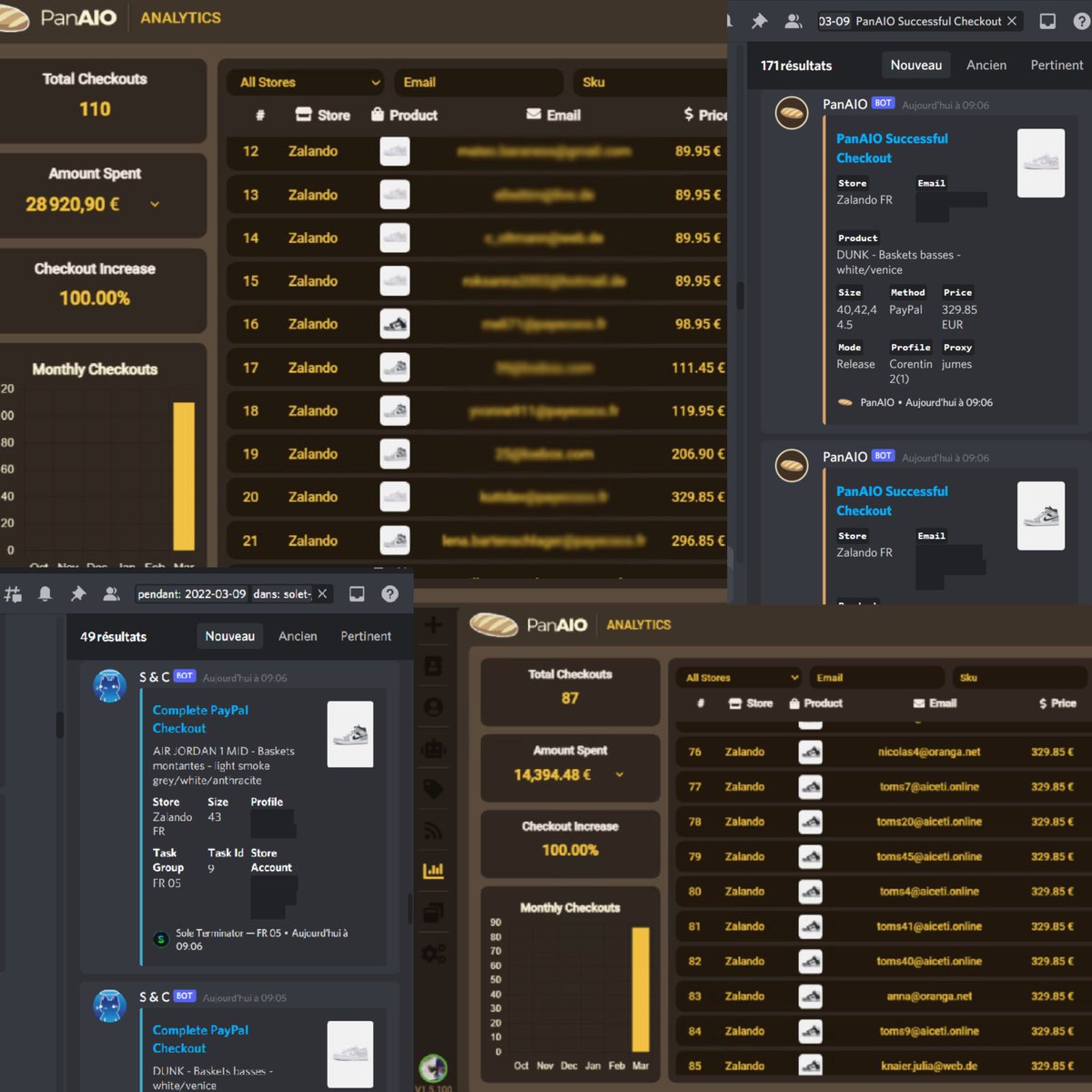 Slots & Chill (@slots_and_chill) on Twitter photo Nice Breakfast π₯΄
450+ pairs cooked this morning for ACOs by best runners β‘οΈ
π€<a href="/panaiobot/">PanAIO</a> <a href="/SoleTerminator/">Sole Terminator</a>
π<a href="/FNFbyPeteR/">FNF by PeteR</a>π
ΏοΈ
Several pairs in the same cart of course π³
Zalando smoked π¬ Nice Breakfast π₯΄
450+ pairs cooked this morning for ACOs by best runners β‘οΈ
π€<a href="/panaiobot/">PanAIO</a> <a href="/SoleTerminator/">Sole Terminator</a>
π<a href="/FNFbyPeteR/">FNF by PeteR</a>π
ΏοΈ
Several pairs in the same cart of course π³
Zalando smoked π¬