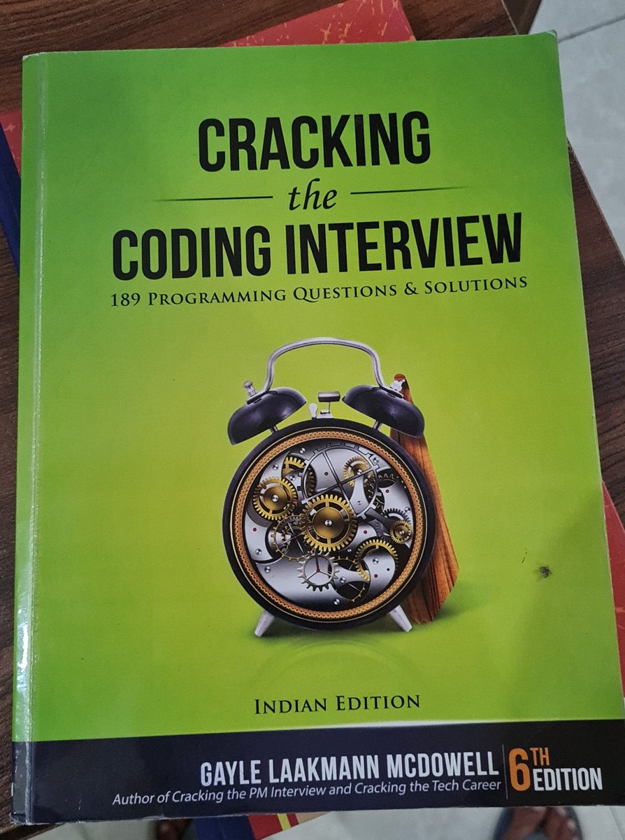 learningbeing18's tweet image. #crackingthecodinginterview
#100daysofcodechallenge
#bookstwitter #100DaysOfCode
Rate this out of 10