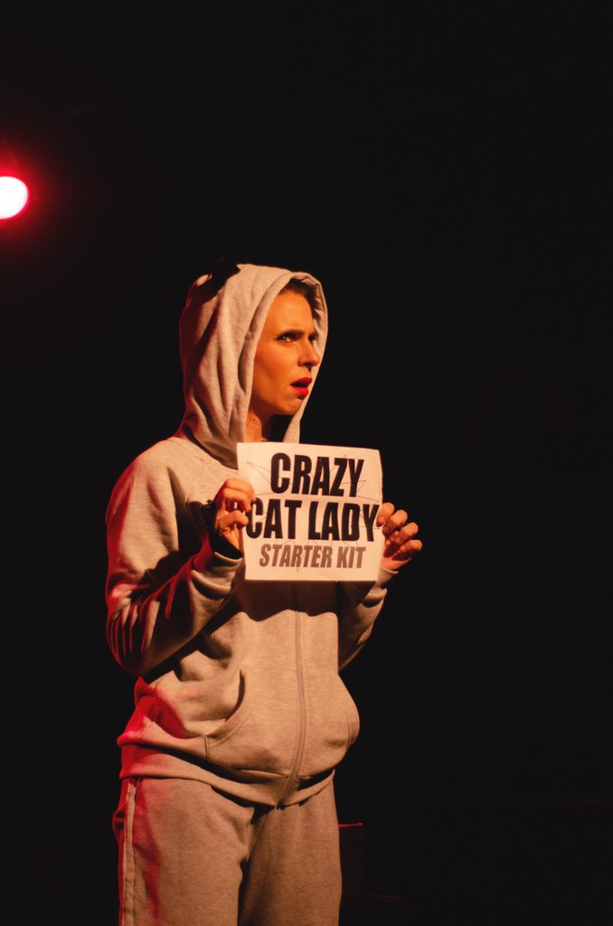 Get your tickets for tomorrow’s show at <a href="/TheAppleTreeLDN/">The Apple Tree</a>! You’ll have a chance to meet the fierce Cat Lady and also my Feminist Act! 🎟 > outsavvy.com/event/8413/la-… 📸 by @erogenousbosch