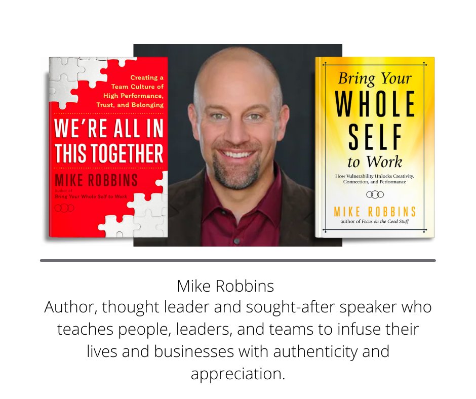 Through his books and seminars, <a href="/mikedrobbins/">Mike Robbins</a> provides business leaders the tools they need to be more effective and build deeper relationships with their team of employees. Check out all of Mike's work mike-robbins.com