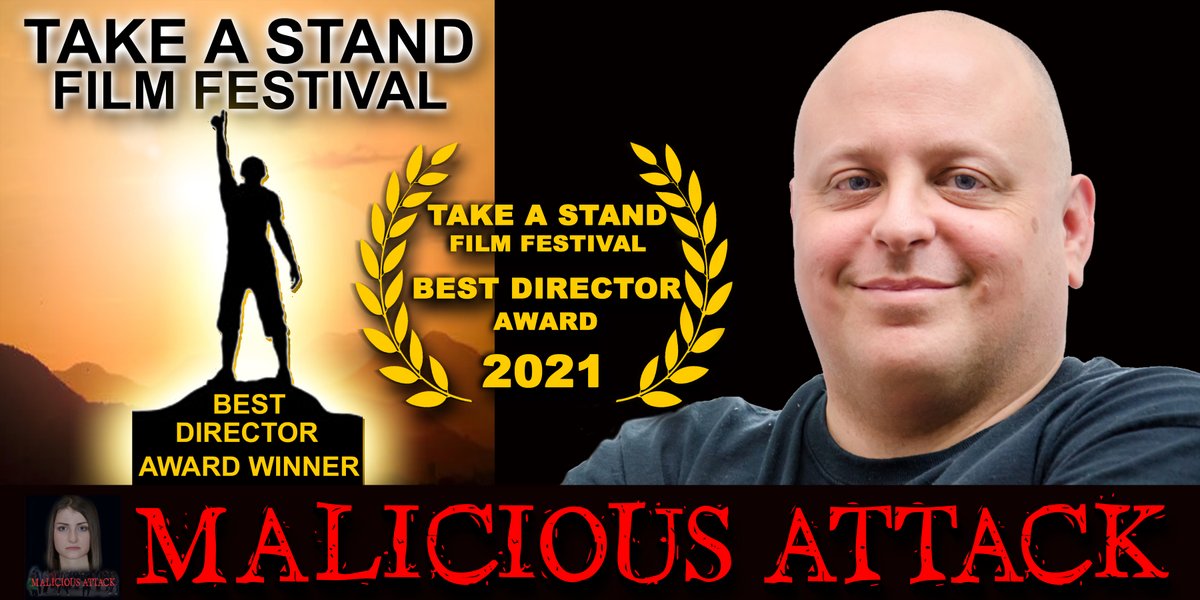 iFilmGroup's tweet photo. "MALICIOUS ATTACK" has won 3  awards at the TAKE A STAND FILM FESTIVAL. 

ANTI-BULLYING AWARD
BEST BULLY THEME FILM
BEST DIRECTOR AWARD – MATTHEW MARSHALL

#iFilmGroup #msmarshallproductions #maliciousattckfilm #awardwinner #Antibullying #bullytheme #bestdirector #directorslife https://t.co/iovWuvSRH1
