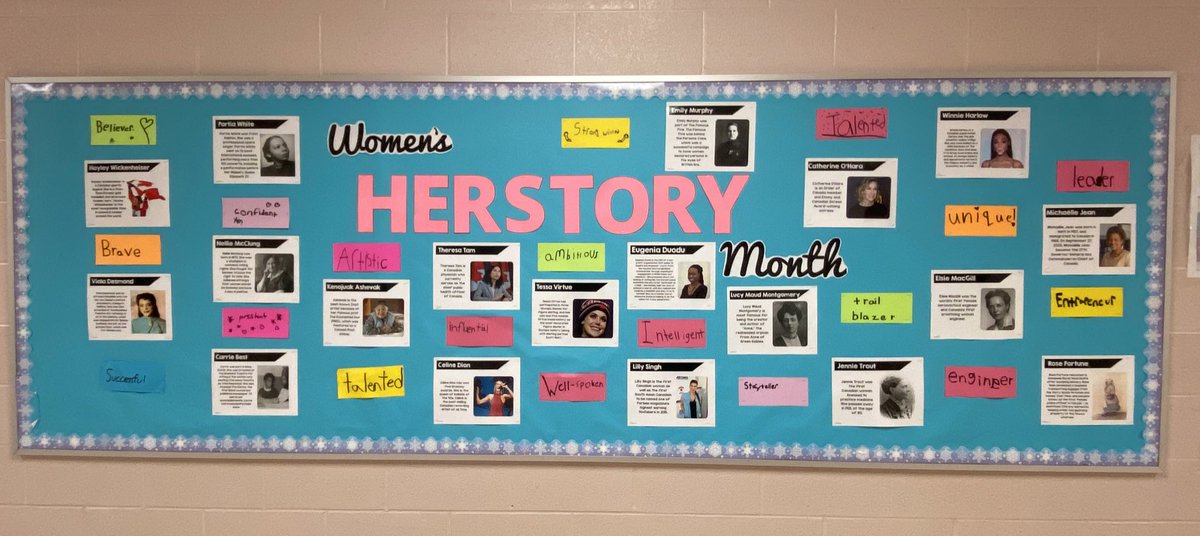 Recognizing Women - in Grade 3 at SIB