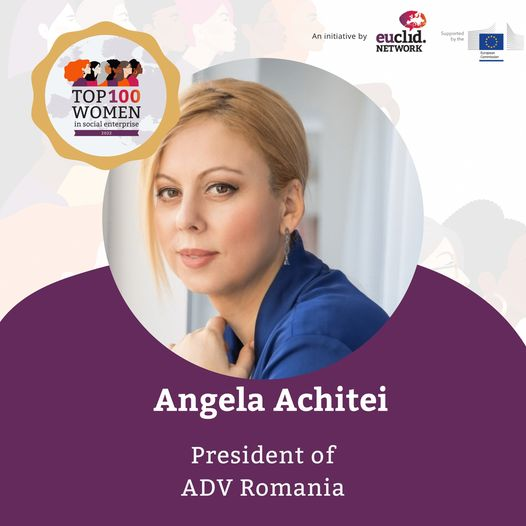 AdvRomania's tweet photo. We are honored to announce that Angela Achiศei, President of @ADVRomania and Social Entrepreneur at @UtilDeco, #JobDirect and https://t.co/PmV73V3x9w, is nominated in the ๐ง๐ผ๐ฝ ๐ญ๐ฌ๐ฌ ๐ช๐ผ๐บ๐ฒ๐ป ๐ถ๐ป ๐ฆ๐ผ๐ฐ๐ถ๐ฎ๐น ๐๐ป๐๐ฒ๐ฟ๐ฝ๐ฟ๐ถ๐๐ฒ ๐ฎ๐ฌ๐ฎ๐ฎ! https://t.co/oyI5CXU9dx