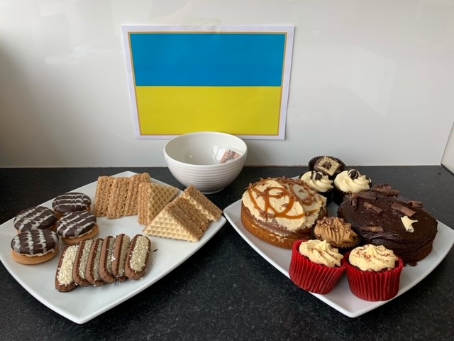 mogersdrewett's tweet photo. Today we are showing our support for the people of Ukraine and raising money to support the vital work that the Red Cross are doing.  If you would like to donate  
https://t.co/rogjGaQF8l https://t.co/G9sgZ25lKk