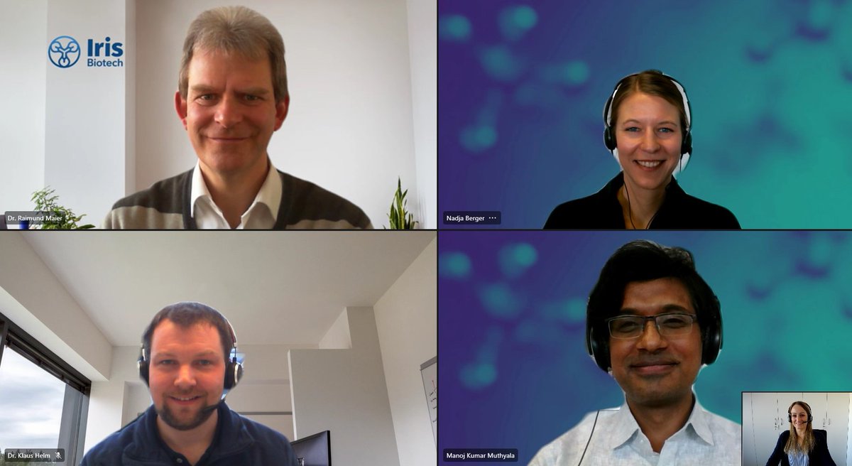 IrisBiotechGmbH's tweet photo. Getting ready for our third online workshop on “Complex peptide manufacturing made easy with PEC” featuring Dr. Nadja Berger and Dr. Manoj Kumar Muthyala, @belyntic GmbH

Still want to join? Register here!
https://t.co/5aRXxWdFpG

#irisworkshopseries #PEC https://t.co/vVMZw49yQF