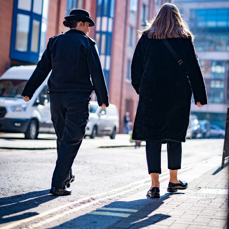 metpoliceuk's tweet photo. The Walk and Talk initiative is just one of the ways we are listening to the concerns of women across London.

Local officers in Westminster met with Youth club manager Sarah Nicholls from @STAndrewsYC to understand what we can do to make London a safer place.