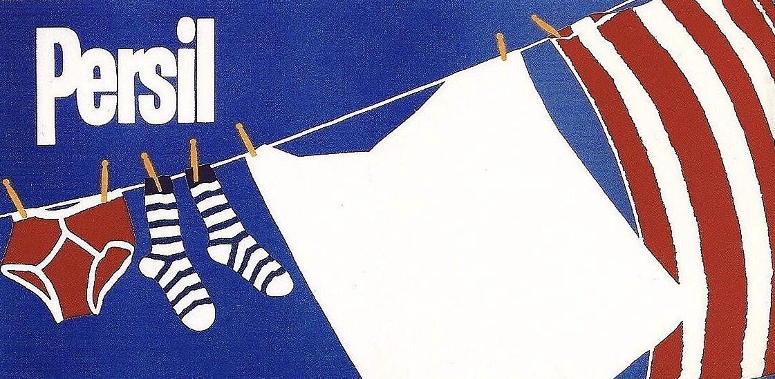 TheLaundryLab's tweet image. 1985 Persil Poster/Postcard: Shown in Persil Advert 'Every Little Thing' Montage) 🧺 HX