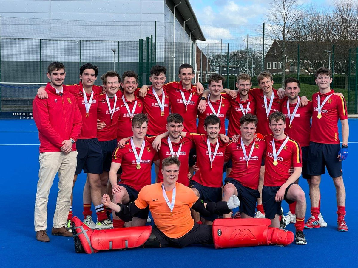 UOBHC1's tweet photo. Someone say #bucs GOLD 💛
•
Congrats to our M3’s on the 2-0 win, thanks to @uonmhc for a cracking game! https://t.co/yNXItm01jq