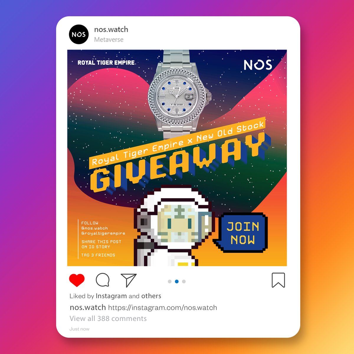 NOS | NFT tweet media