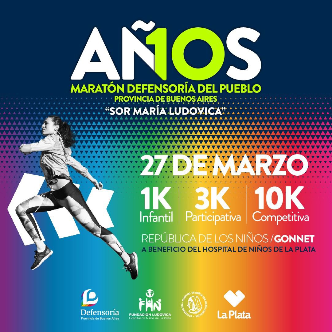 SantarelliFede's tweet photo. 📌 Ya me anoté en la 10° Maratón de la @defensoriaPBA a beneficio del Hospital de Niños de La Plata, vos qué esperas?

Acordate que #CorriendoAyudas. https://t.co/36Ttvj4IE5