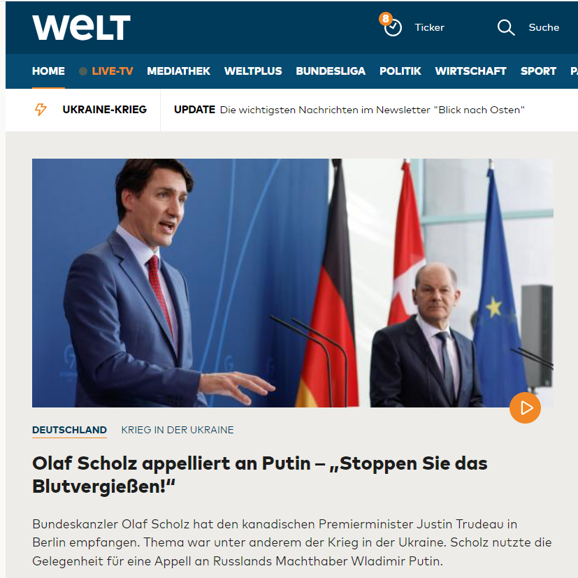 RobAbderhalden's tweet photo. Was zum Geier hat der #Trudeau in Berlin verloren⁉️
#Fudeau https://t.co/fjqzOOJjUO