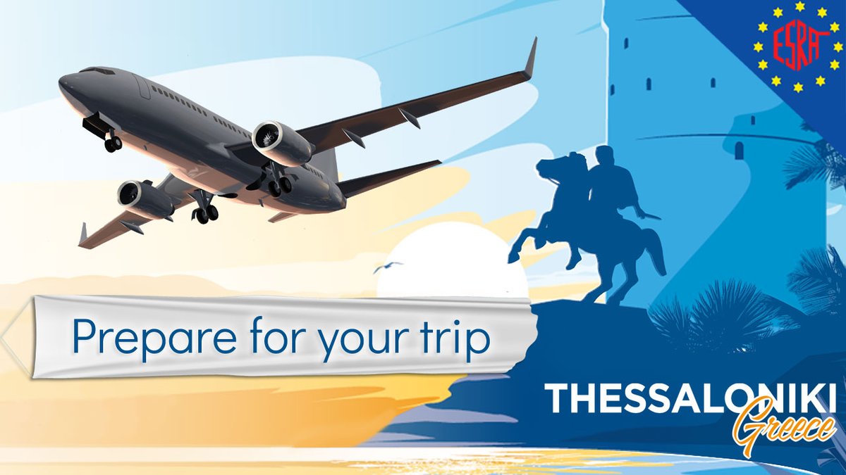 ESRA_Society's tweet photo. Prepare your trip to #Thessaloniki safely and peacefully #ESRA2022 🇬🇷
✈ Travel information: https://t.co/691z2Ty0Af
💉 #COVID19 updates: https://t.co/VSTYGEQI8Q
💸 Aegean Airlines discount: https://t.co/4xHe7dKdZA https://t.co/5YxTQcZH3J
