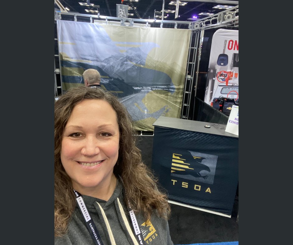 TSOAdrive's tweet photo. Join us at NTEA Work Truck Show 2022 in booth #4782! Come meet the team and find out how TSOA can exceed your vehicle transport needs! #WTS2022 #NTEA #TSOA #premiervehicletransport #meettheteam https://t.co/c8kERh6xqk