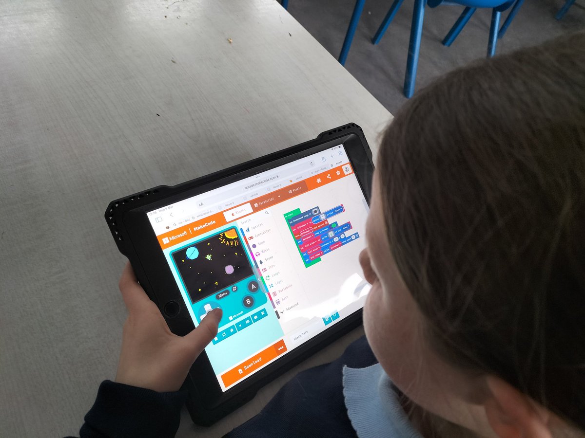 FaughartCNS's tweet photo. We became software engineers today with #MSDreamSpace designing our own sprites and games ๐ฎ๐ธ๐พ. Great fun for #EngineeringWeek2022 https://t.co/uktWazLIJu