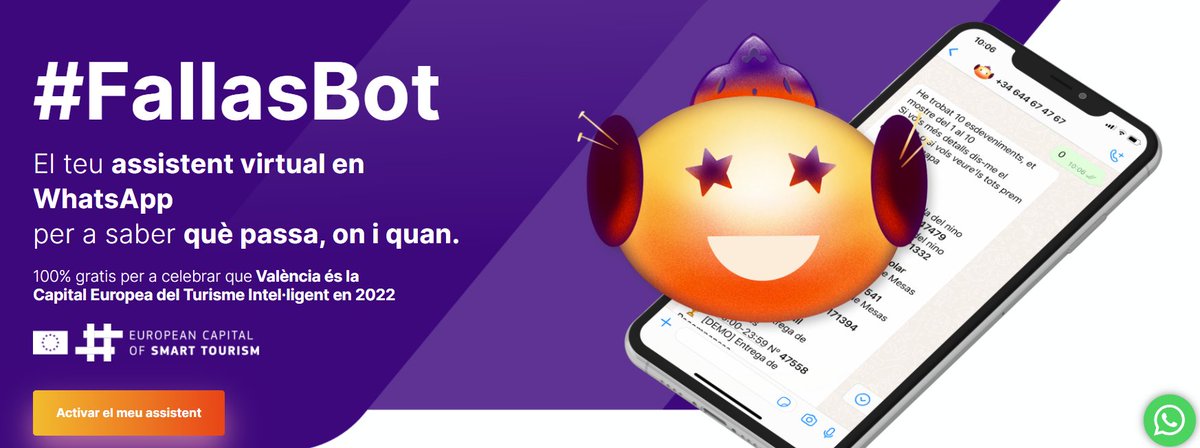 acicom_'s tweet photo. #ACICOM #FallasBot
Et presentem FALLASBOT. Tota la informació de les falles al teu mòbil. Ens ajudes a difondre, a millorar-ho, a completar-ho?
https://t.co/0ZoEe0Ypd9

@JCF_Valencia @MalaltdeFalles @FallesPopulars @compromisfalles @fallesvlc @CorredorFalles @FallesPatrimoni https://t.co/dI2KUfTGpD