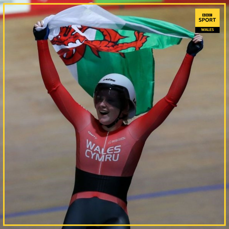 BBCSportWales's tweet photo. Rhian Edmunds, Emma Finucane and Joshua Tarling. 

Remember the names.