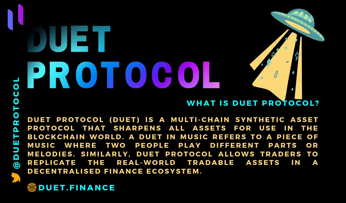 JustDayve__'s tweet image. Think future!,Think @duetprotocol .🚀
$DUET #DuetProtocol