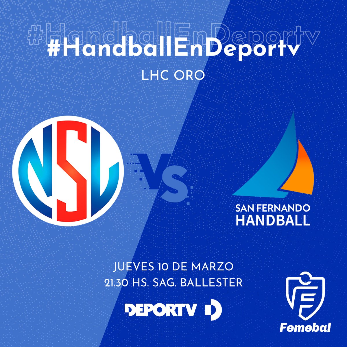 femebal's tweet photo. ¡Comienza el Apertura!

Mañana desde las 20 hs. prendete a la pantalla de @canaldeportv  vivir dos partidazos de la rama masculina.

Desde las 20 hs. SAG Ballester enfrenta a Ward. A continuación, Luján, uno de los ascendidos, hará lo propio contra San Fernando. https://t.co/Ky8tOpMggo