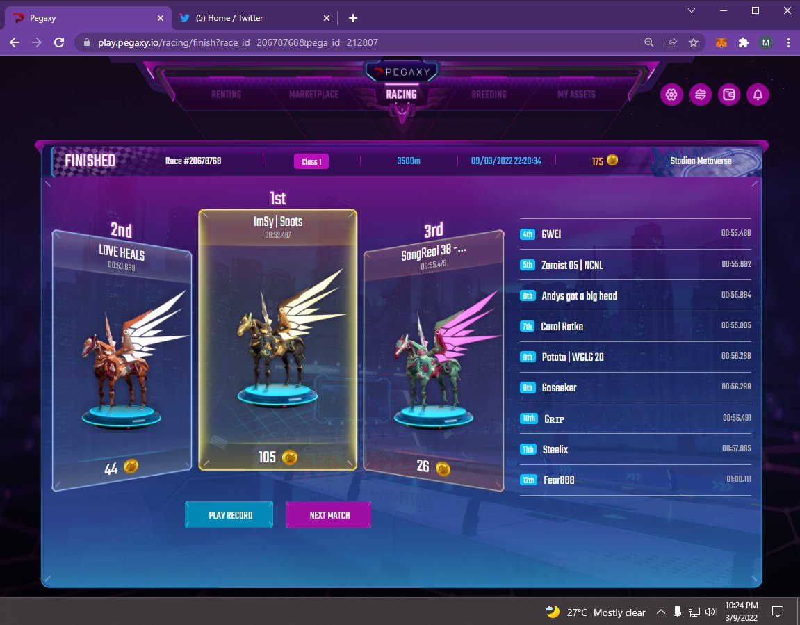 mdm_mariaaa's tweet photo. Welcome back Soots 😍😍
Thank you @ImmortalSynG sa pang malakasang pega 🥰
#ImmortalSyndicateGuild
#Yobinatics
#Pegaxy https://t.co/Vs5H5tlJDa