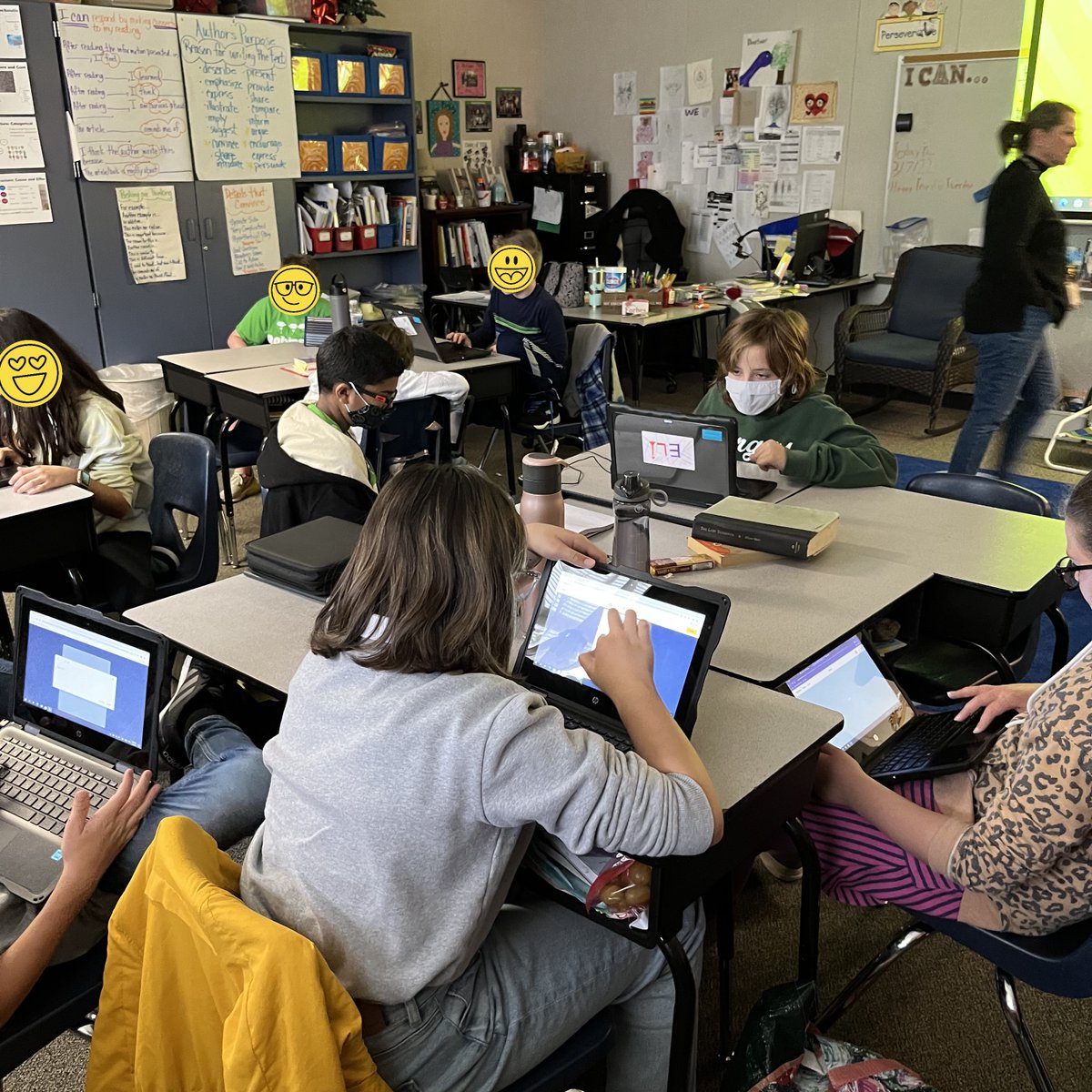 MelissaCLTC's tweet photo. I had so much fun showing Mrs. Forbes the @BookCreatorApp for her upcoming poetry unit. She was so excited to get started, we let kids explore that day. Students loved that they would become ebook authors. #BeAnAuthor #CCISD1to1 @ClearCreekISD @ccisdtech https://t.co/Z2rfmBfn50