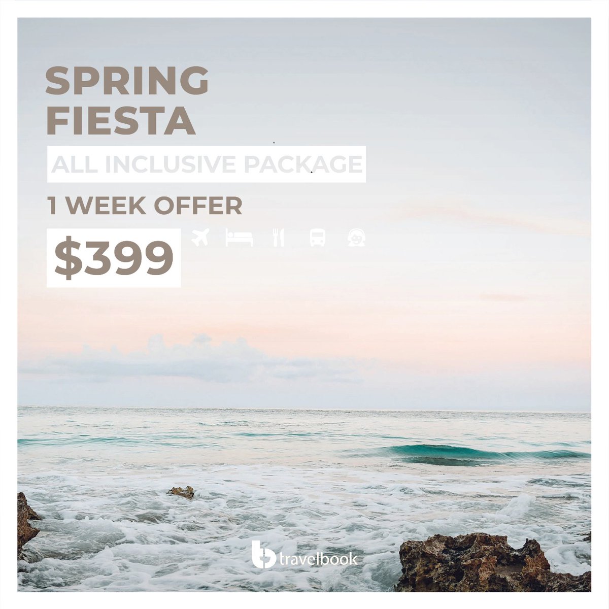 TravelbookH's tweet photo. Whether you're on Spring Break, or just looking for a change of spring time scenery, we've got amazing deals!

Book today your 1 week all inclusive package at only $399!

For more information:
Call us: 01-310602/3/4
Whatsapp:
76-742289
76-699451
76-888521

⚠️Limited time offer⚠️ https://t.co/LU3e2wH6K3