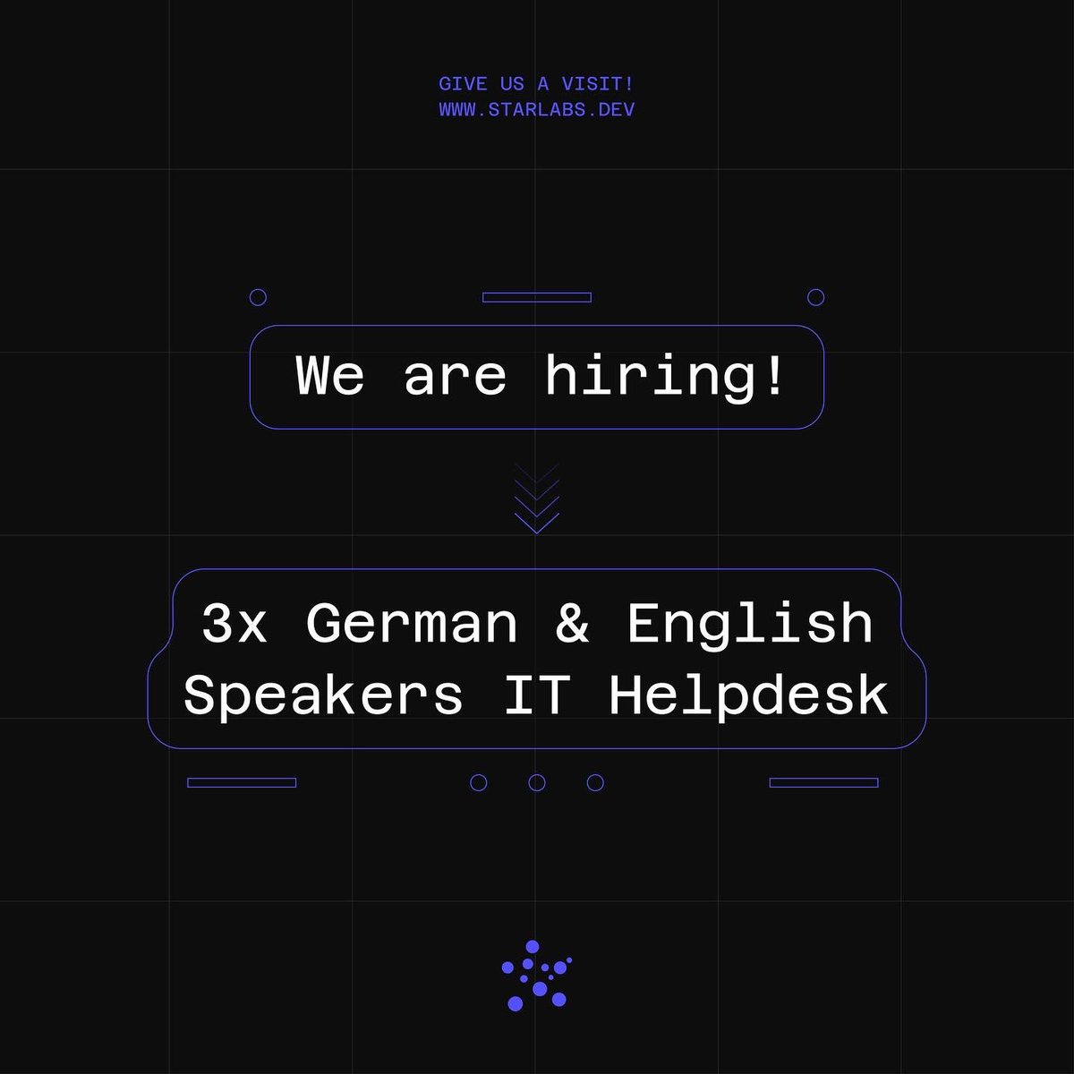 53 new avaliable positions at <a href="/StarLabsDev/">StarLabs</a> 🔊🔊🔊

Visit the links to Apply! ⬇️

3 German &amp; English Speakers IT Helpdesk: kosovajob.com/jobs?id=13087
 
50 Internship Full Stack Developers:
kosovajob.com/jobs?id=13045

Join our team!
Apply! 

#StarLabs
#Developingthefuture
