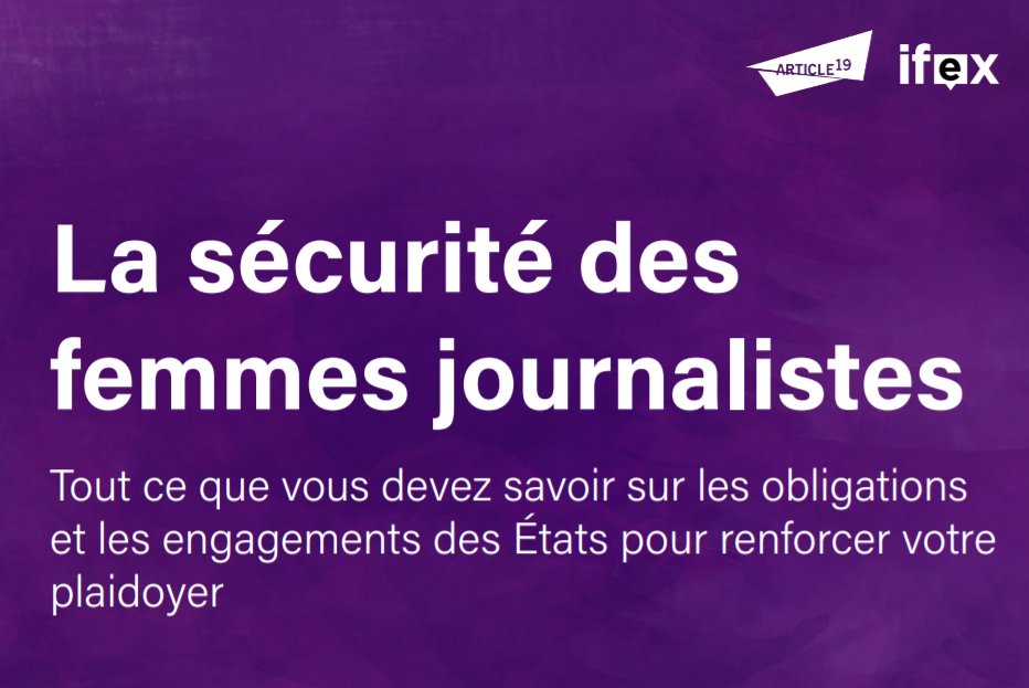 DiazJogeix's tweet photo. Femmes journalistes ! 📢
Voici le guide 🗒️ d' @article19org @IFEX guide de tout ce que vous devez savoir sur les obligations et les engagements des États pour renforcer votre plaidoyer👇🏽
https://t.co/5g65ZEfSc8 @article19europe @Article19MENA @article19wafric @IFEX #JournoSafe https://t.co/Ed3x7FCWoC