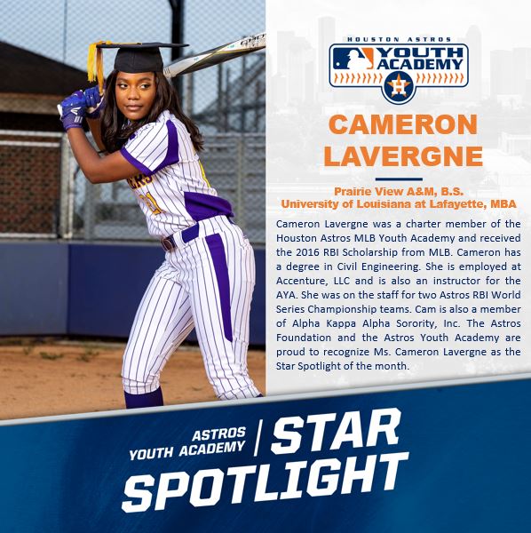 astros_ya's tweet photo. Congrats Cam on being our Astros Youth Academy Star Spotlight of the Month!!! @AstrosCares @camlavvy https://t.co/TnxgGjgRd3