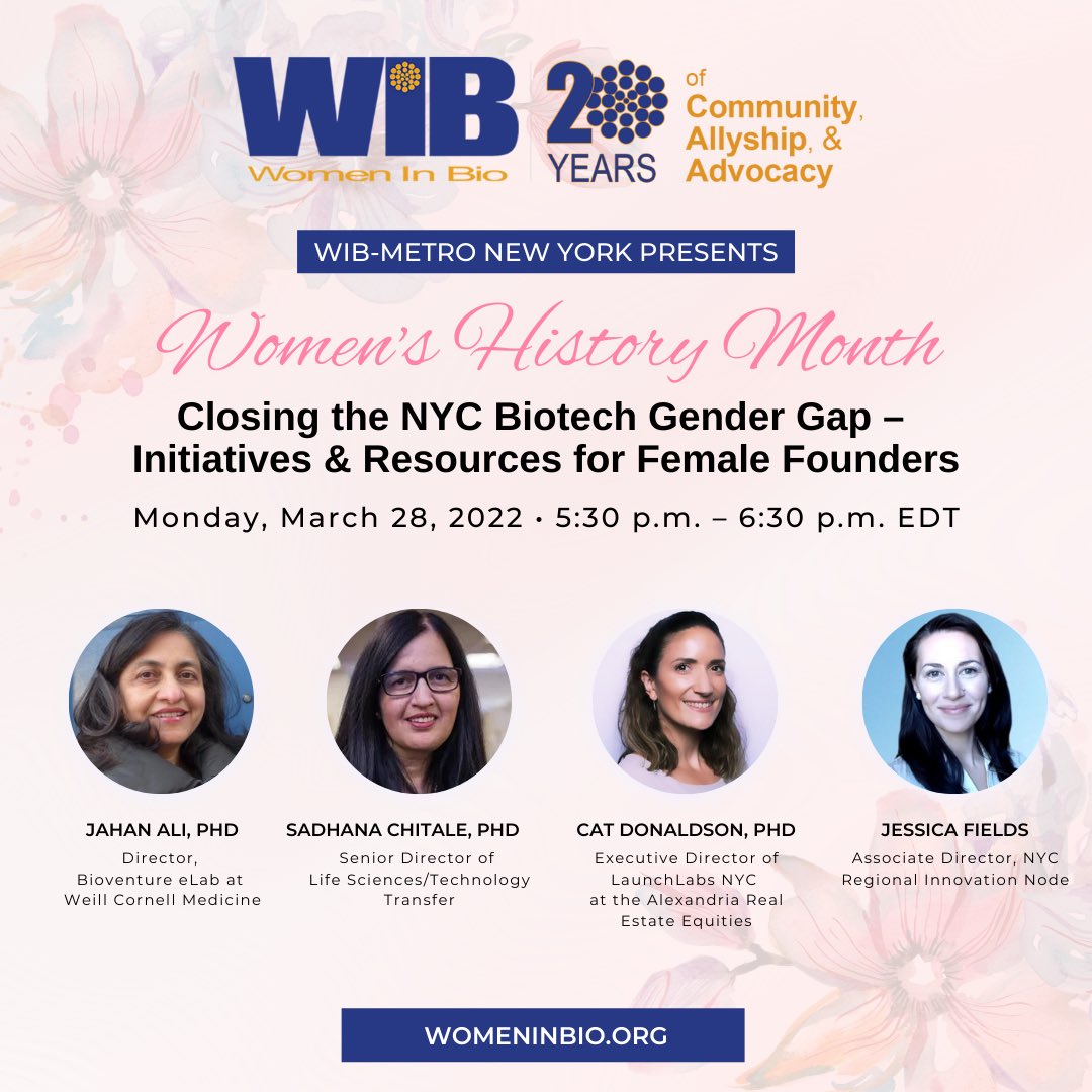 Please join us for our next event!! Here is the link to sign up!! womeninbio.org/events/EventDe…