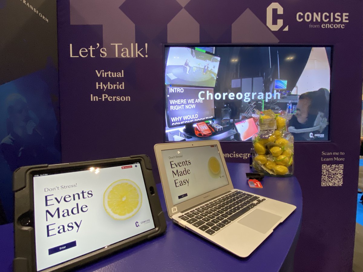 concisegroup's tweet image. If you're at Confex today, swing by our booth L50C to learn how we can help you choreograph your next event.  We made events easy!
#concisegroup #confex2022 #meetingprofs