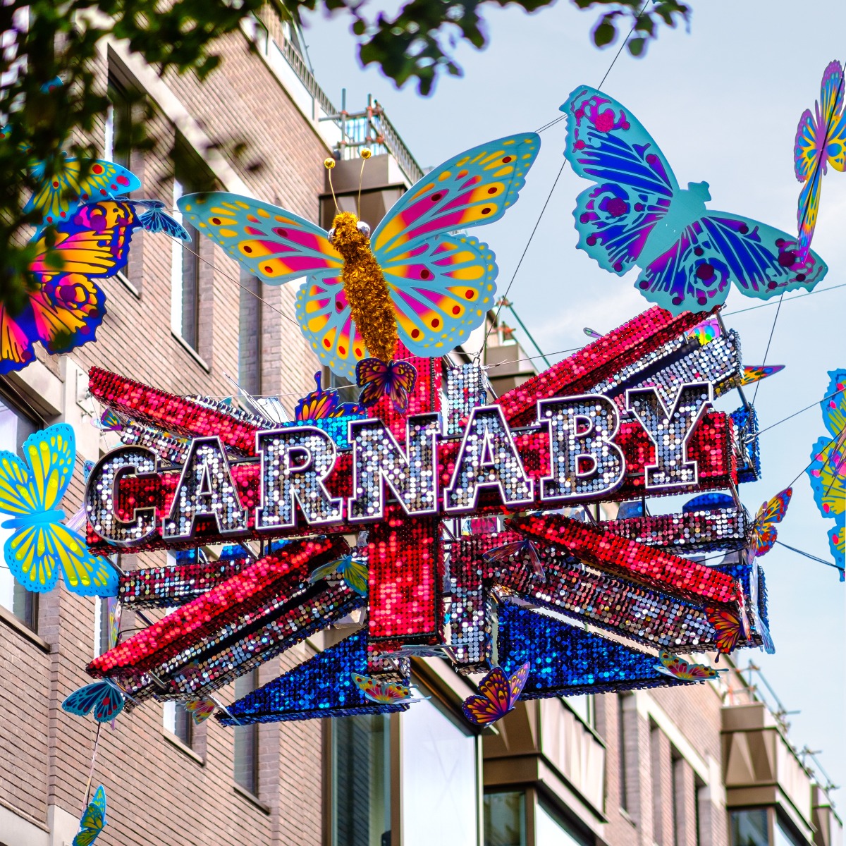 LondONtheinside's tweet photo. The @chooselove charity is teaming up with @CarnabyLondon to raise funds for Ukraine by selling the 600 butterflies that made up part of the street’s Christmas lights installation https://t.co/kUBOn2OfgT https://t.co/dkQVgq5JRK
