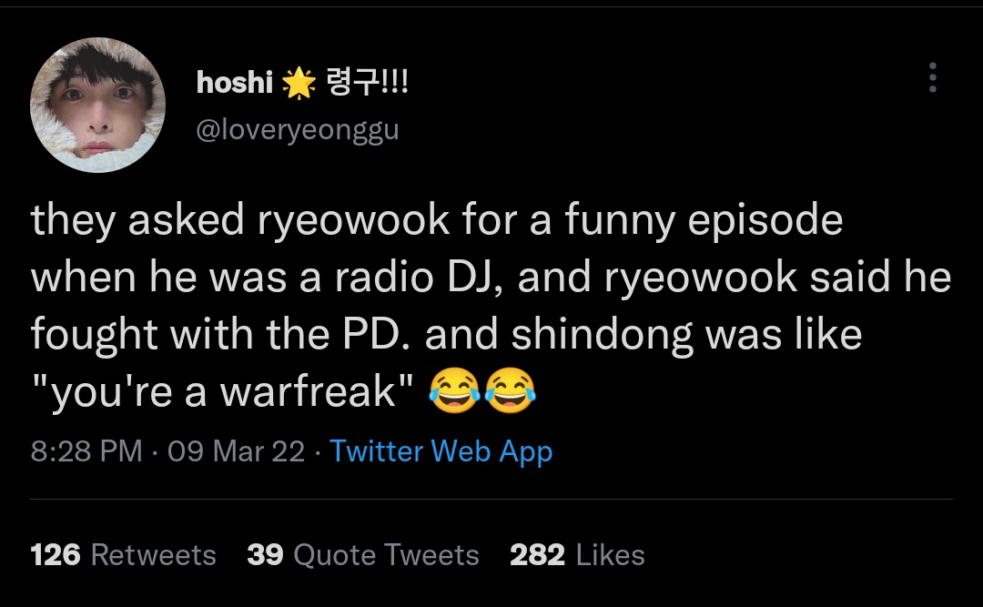 duckteukxx's tweet photo. Three ELF-translator said different things about ryeowook but it's all about fight 😭😭😭😭 
It's @9ryeong9 the little fighter now https://t.co/0eKqhpokPn