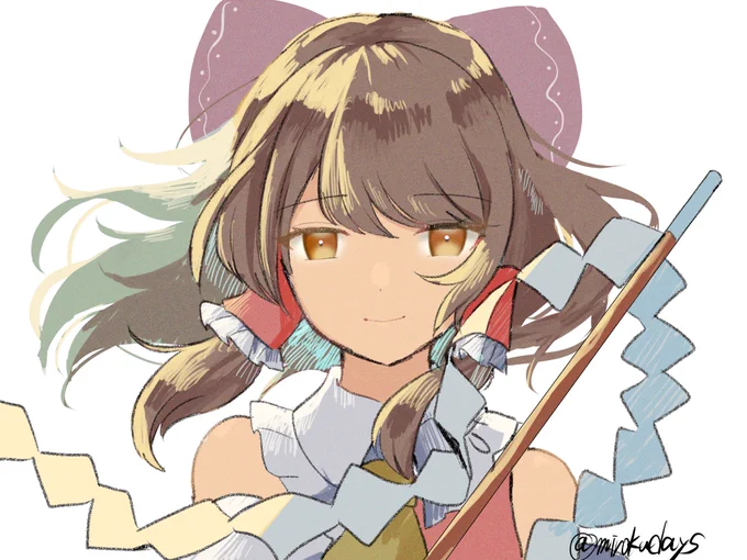 #深夜の真剣お絵描き60分一本勝負
博麗霊夢 