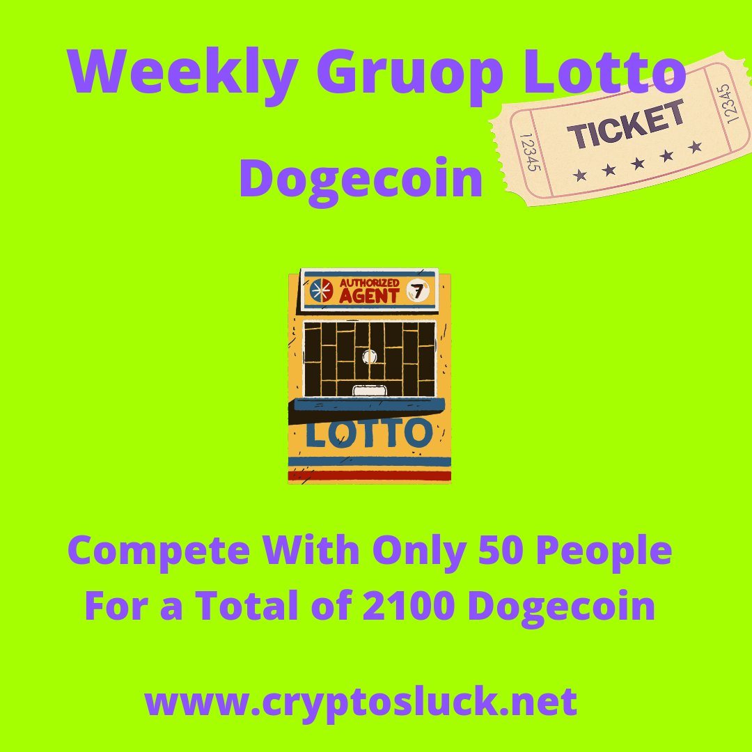 CryptosLuck's tweet image. Tired of the giveaway you never win?

Discover our exclusive lottery, 

You always compete with a limited number of people for prizes in cryptocurrencies

Acess and bet 👇
cryptosluck.net/product/dogeco…