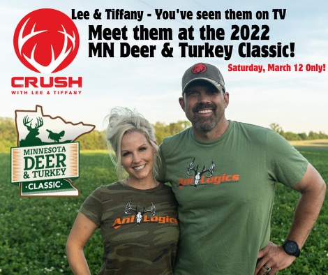 Join us this wknd at Canterbury Park in Shakopee, MN - Lee and Tiffany of #thecrush will be there on Sat only, but we've got seminars, vendors and kid fun all three days. Plus FREE PARKING <a href="/mndeershow/">MNdeerandturkeyclassic</a> March 11-12-13
