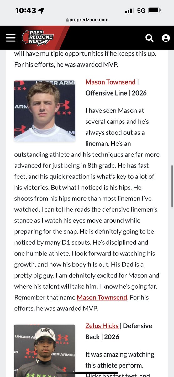 MasonTownsend75's tweet photo. Thank you for all the kind words! @JessloveRumph @PrepRedzoneNext hope to see everyone at the next camp!#Leavenodoubt #Alwaysworking @ErikRichardsUSA @SWiltfong247 @GVandagriff @jeffsentell @CoachAAtkins @jwindon35 @CoachHeej @CoachGVDixon @Coach__TA @Alex_B2C @Mansell247 https://t.co/qSYRF8kx0Z